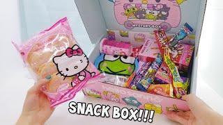 Hello Sanrio Mystery Snack Box Unboxing and Review!!!