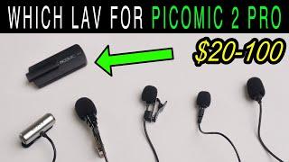 Budget Lav Mics for Picomic 2 Pro | Sony ECMLV1 | Olympus ME15 | Rode Lavalier GO | Deity w.Lav