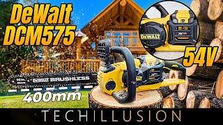 THE POWERFULL Cordless Chainsaw DCM575N from DeWalt!  - DeWalt DCM575N 400mm - Review & Test