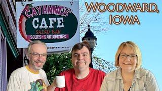 Our Stop In Woodward, Iowa | Breakfast At Cayanne’s Cafe | Biscuits And Gravy | Cornmeal Pancakes