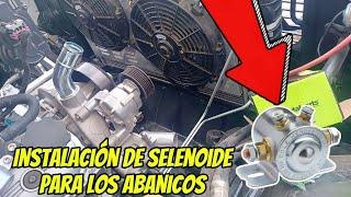 Solenoide de corriente  continua, para abanicos eléctricos