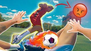 ESCAPING ANGRY FOOTBALL PLAYER EURO 2020 ( Epic Parkour POV Chase )