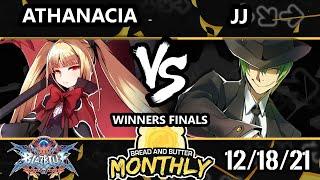 Bread and Butter 25 Winners Finals - Athanacia (Rachel) Vs. JJ (Hazama, Mai) BlazBlue: CF