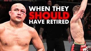 The Exact Moment Legendary Fighters SHOULD Have Retired