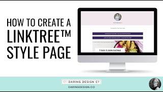 How to create a LinkTree™ Style Landing Page for your Social Media Bio using Wordpress and Elementor