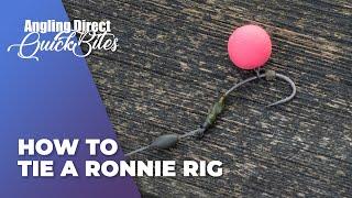 How To Tie A Ronnie/Spinner Rig - Carp Fishing Quickbite