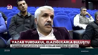 UZMAN PSİKOLOG VE YAZAR KAZIM YURDAKUL, SÖYLEŞİ PROGRAMIYLA ELAZIĞLILARLA BULUŞTU