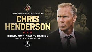 LIVE | Atlanta United Chris Henderson Introductory Press Conference