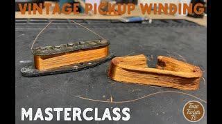 How To Wind A Guitar Pickup - 1957 Stratocaster Pickup Restoration