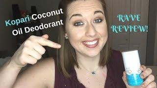 BEST ALUMINUM FREE DEODORANT! Kopari Coconut Oil Deodorant Review