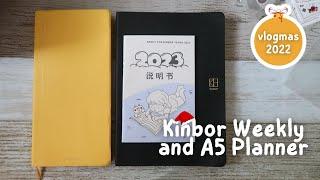 2023 Line Up Unboxing KINBOR Vertical Weekly and A5 Planner