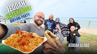 Jeddah Waterfront Per Biryani Party  Baji Ko Dia Surprise  Jeddah Vlogs are ON 