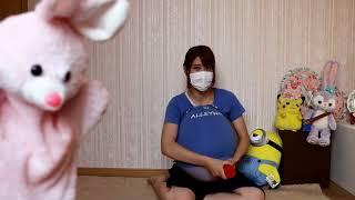 Japanese Woman Inflates Balloon Under Shirt