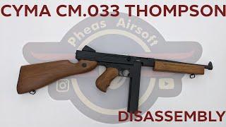 [HOW TO] CYMA CM.033 M1A1 THOMPSON DISASSEMBLY