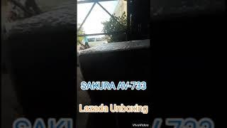 SAKURA AV-733 Lazada Unboxing review.