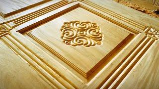 Just Look At This Most Amazing Door Design || Extraordinary CNC Woodworking Door Creation