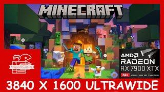 Minecraft - 3840x1600 Ultrawide Gameplay. RX 7900 XTX. Random Gameplay..