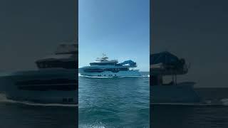 You Can't Miss The Yacht In Blue  Explorer #superyachts #travel #vlog #vlogger #explore #subscribe