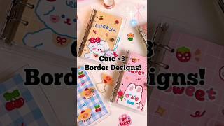 Cute Border Designs for you!!  #shorts #border #school #project