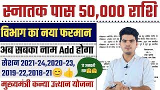 kanya utthan yojana bihar 2025  नाम Add करने के लिए विभाग ने बढ़ाई तिथि, अब ये ये छात्र भी होंगे...