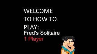 How to play Freds #solitaire