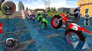 Juego De Motos - Motocross Dirt Bike Racing Tracks Simulator 3D #4 - Offroad Outlaws Gameplay [FHD]