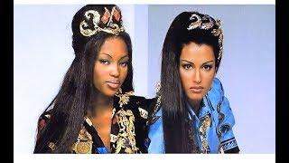 Naomi Campbell & Yasmeen Ghauri ⭐Fierce Catwalk Supermodels Duo ️