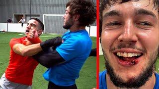 Il lui explose la bouche en boxe à mains nu YFC#25 !