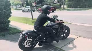 Arguably the best sounding Indian Scout Bobber - with Freedom Performance 2-1 Combat exhaust