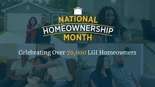 Happy National Homeownership Month!  #lgihomes