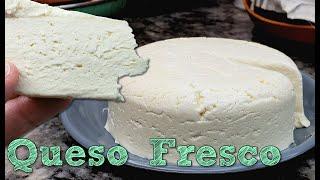 QUESO FRESCO | Homemade Fresh Cheese Recipe | Queso Fresco Casero