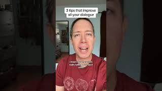 3 tips that improve ALL your dialogue #authortube #writing #writer #amwriting