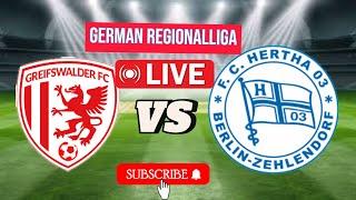 Watch Hertha Zehlendorf gegen Greifswalder FC Live-Fußballspiel-Streaming|Deutsche Regionalliga Live