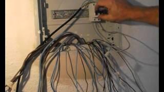 Cómo comprobar y separar circuitos eléctricos en un cuadro con neutros comunes, (5/6)