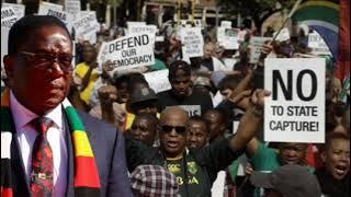 BreakingSADC leader Hakainde Hichilema say yes to No Mnangagwa Chairmanship Demonstration in Lusaka