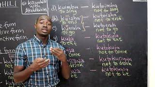 Infinitive, imperative and Subjunctive forms of Swahili verbs - Part 1