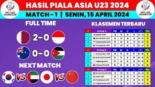 Hasil Piala Asia U23 2024 Hari Ini - Indonesia vs Qatar  - Klasemen Piala Asia U23 2024