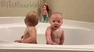 Wild girls at bath time tonight