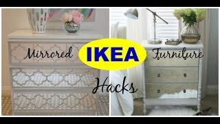 DIY IKEA Hacks | Mirrored Furniture: Ideas & Inspiration