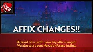 Affix Rework, Nerub'ar Palace Testing, and Class Updates! - Wowhead Recap