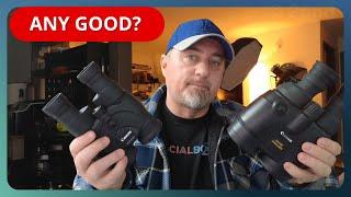 Lets compare the Canon 12x36 vs 18x50 (Review)