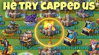 Lords Mobile - He wanted capped us, but got smashed. OcrBR is crazy