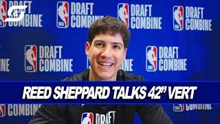 Reed Sheppard talks about his 42" vert, playing with great teammates, & keeping his game simple!