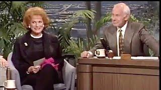 Maureen O'Hara & John Candy interview on "The Tonight Show" in October 1991 (COMPLETE)