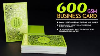 Super Thick Business Card | 600GSM | Print club | Digital Printing Services