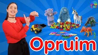 Opruim Liedjie | Afrikaanse Liedjies vir Kinders | Opvoedkundige Videos vir Kleuters