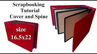 Unveiling the Secrets of DIY Base Mini Album I Scrapbooking I Tutorial Cover and Spine