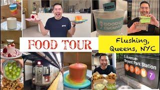 FLUSHING, Queens, New York City - 24 hours FOOD TOUR ( Bonus: how to go from Manahattan via subway )