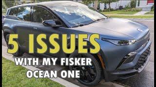 5 early issues with my Fisker Ocean One after delivery