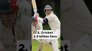 Top 10 most popular sport in the world  #youtube #youtubeshorts